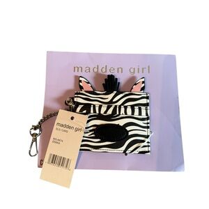 MADDEN GIRL ZEBRA CARD CASE – NEW WITH TAGS